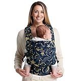 Momcozy Baby Carrier - Ergonomic, Cozy and Lightweight Carrier for 7-44lbs, Effortless to Put On, Ideal for Hands-Free Parenting, Enhanced Lumbar Support, Starry Night
