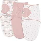 Susurration Swaddles for Newborns, 100% Cotton Baby Swaddle Sleep Sack, with Adjustable Velcro, Breathable and Durable Unisex Swaddle Sleep Sack, 3 Pack