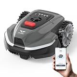 LEBOSBO V3 Robotic Lawn Mower with AI Vision Obstacle Avoidance, Smart APP Control, Low-Noise Operation, Adjustable Cutting Height, No-Go Zones, Ideal Robot Lawn Mower for Lawns Up to 1600 Sq.Ft