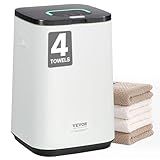 VEVOR Towel Warmers for Bathroom, Towel Warmer Bucket with Child Lock & High-Temp Indicator & 24H Delay Timer & Auto Shut Off Fits up to 4 Oversized Towels, Blankets, Clothes, Bathrobes and More