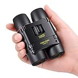 POLDR 12X25 Small Pocket Binoculars Compact Adults, Mini Kids Binoculars Boys for Bird Watching, Concert Theater Opera