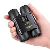 POLDR 12X25 Small Pocket Binoculars Compact for Adults
