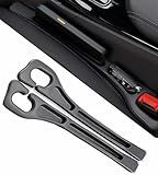 Yicplu Car Seat Gap Filler, 2-Pack No Drop Seat Guard Universal Fit Car Seat Gap Plug Anti-Drop with Storage, Fill The Gap Between Seat and Console, Auto Accessories for SUV Truck Sedan