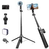 K&F CONCEPT 72" Selfie Stick for iPhone, Phone Tripod