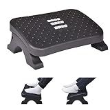 Under Desk Footrest,Ergonomic Footrest with Massage Rollers for Home Office
