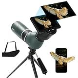 Smart Spotting Scope, 20-60x60 Birding Camera for Phone Viewing