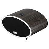 Solis Audio SO-6000 Retro Bluetooth Stereo Shelf Systems Speaker Hi-Res Smart Wi-Fi Wireless Speaker with Google Chromecast Built-in Walnut