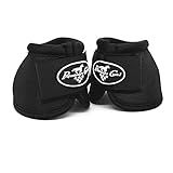 Professional's Choice Equine Ballistic Hoof Overreach Bell Boot Pair Black Medium