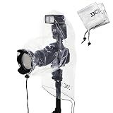 2PCS Clear Camera Rain Cover w Flash for Camera + Lens up to 6.3"x9.8"(DXL)