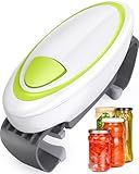 Electric Jar Opener for Seniors with Arthritis, One Touch Automatic jar Opener for Weak Hands, HandsFree Battery Operated Bottle Opener for Tight & Vacuum Sealed Jars, Kitchen Gadget for Elderly