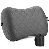 Rewondah Inflatable Camping Pillow –Compact, Ultralight Blow Up Backpacking Pillow with Removable Cover, Ultimate Comfort for Camp, Travel, and Easy to Inflate