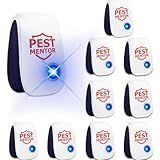 Ultrasonic Pest Repellent 10 Packs, Indoor Plug in for Pest Control,Rodent Repellent Indoor Ultrasonic Ouse Mice Insect Bug Pest Control Roach, Mice, Spider Insects Mosquito for Home Kitchen Office