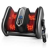 JZBRAIN Shiatsu Foot Massager Machine with Heat : Deep Kneading Foot Massager with Vibration for Plantar Fasciitis, Neuropathy, Pain Relief, Circulation - Perfect for Women, Men, Parents, Father, Mom