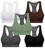 Women Racerback Sports Bras - High Impact Workout Gym Activewear Bra