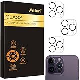 Ailun 3 Pack Camera Lens Protector for iPhone 16 Pro / 14 Pro & iPhone 16 Pro Max / 14 Pro Max,Tempered Glass,9H Hardness,Anti-Scratch,Case Friendly[Does not Affect Night Shots]