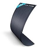 Renogy 100W Solar Panel 12V, Flexible Solar Panel 100 Watt 22% High-Efficiency, 240° Ultra Lightweight Solar Panels for Marine RV Cabin Van Car Boat Camping Curve Surfaces, Black