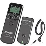 Wireless Timer Shutter Release Compatible with Canon Cameras, AODELAN Intervalometer Remote Control for R6 R 60D 70D 80D 600D M6 T6i; Replaces Canon RS-60E3, Fujifilm RR-100 and Olympus RM-CB2