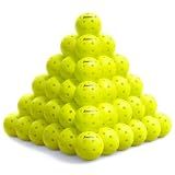 Franklin Sports X-40 Pickleballs - Official Ball of USA Pickleball, APP Tour, US Open - Suitable for Outdoor Courts - Regulation Size, Tournament Grade - 50 Pack - Optic