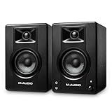 M-AUDIO BX3 Pair 3.5" Studio Monitors, HD PC Speakers for Recording and Multimedia with Music Production Software
