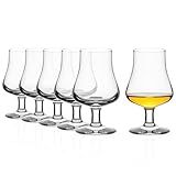 Stölzle Lausitz Set of 6 Whiskey Tasting Glasses (6.5 Fl oz). Crystal Whiskey Glasses For Men & Women. Dishwasher Safe, Durable Bourbon Gifts For Men - Genuine Stölzle Whiskey Glass Set