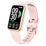 Motivaris Fitness Tracker for Men & Women with 1.47” HD Display, Heart Rate & SpO2 Tracking, Sleep & Activity Monitor, 100+ Sports Modes, 3ATM Waterproof Smart Band, Suitable for Android & iOS, Pink