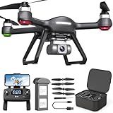 Holy Stone HS700E 4K UHD Drone with EIS Anti Shake 130 FOV Camera for Adults, GPS Quadcopter with 5GHz FPV Transmission, Brushless Motor, Easy Auto Return Home, Follow Me and Outdoor Carrying Case
