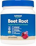 Nutricost Organic Beet Root Powder 1 LB - Vegan, Superfood, Certified USDA Organic