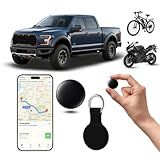 Refilerss Mini GPS Tracker for Vehicles Hidden - No Monthly Fee Real Time Car Tracker Device Works with Find My iOS, Tracking Device for Kids Dogs Cats Elderly Anti-Theft Car GPS Tag