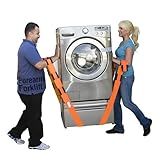 Forearm Forklift Furniture Moving Straps – 2-Person Lifting Strap for Moving Furniture, Appliances, Heavy Duty Carrying for Heavy Objects up to 800 lbs, Orange