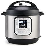 Instant Pot Duo 7-in-1 Electric Pressure Cooker, Slow Cooker, Rice, Steamer, Sauté, Yogurt Maker, Warmer & Sterilizer, Includes App With Over 800 Recipes, Stainless Steel, 6 Quart
