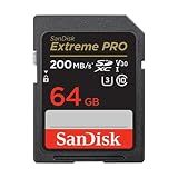 SANDISK 64GB Extreme PRO SDXC UHS-I Memory Card - C10, U3, V30, 4K UHD, SD Card - SDSDXXU-064G-GN4IN