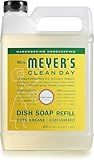 MRS. MEYER'S CLEAN DAY Liquid Dish Soap Refill, Honeysuckle, 48 fl. oz