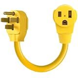 Welder Adapter Cord,NEMA 14-50P Male to 6-50R Female,50A 4 Prong to 3 Prong