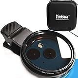 52mm Clip-on CPL Phone Camera Lens Filter, CPL Filter for iPhone 16 15 14 13 12 11,Samsung BLU, Motorola, Xiaomi and Other Smart Phones