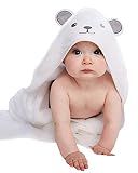 HIPHOP PANDA Ultra Soft Hooded Baby Towel - 2-Layer Thick 500GSM Absorbent