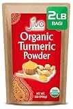 Organic Turmeric Powder 2 LB Bulk Bag - Lab Tested, 100% Raw with Curcumin, Reports Available, Pure, USDA Organic & Non-GMO from India by Jiva Organics