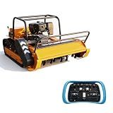 Tyzar 459cc Remote Control Flail Mower - Hybrid Commercial Crawler for Steep 55° Slopes,High-Power Mulching Brush, Zero Turn Lawn Mower | Ideal for Tall Shrubs
