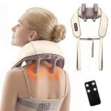 KppeX 6D Neck Massagers Pillow with Heat for Pain Relief Deep‑Tissue
