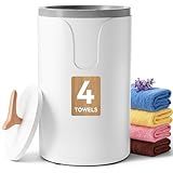 EUHOMY Large Towel Warmer for Bathroom, 3 Timer Settings (30/60/90 Mins), Auto Shut-Off, Fragrance Disc Holder, Bucket Towel Warmer for Oversized Towels, Blankets & Bathrobes, White