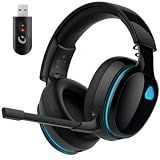 AOC 2.4GHz Wireless Gaming Headset for PS5, PS4, PC, Switch, 45Hr, Black