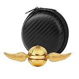 Umnodobn Gold Fidget Spinner Magic Orb Anxiety Toys Stress Relief Reducer Spin Fidgets Hand Bearing Tri Spinner Finger Spinners Toy Focus Fidgeting Restless Novelty Gift for Adults Kids