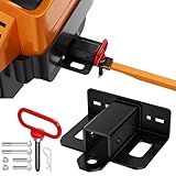 Upgraded Zero Turn Lawn Mower Hitch with 1 1/4" inch Hitch Receiver & Hitch Pin