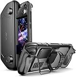 JSAUX PC0104 ModCase Compatible with Steam Deck, Steam Deck Case Comprehensive Protection Include Detachable Front Shell, Body Protective Shell, Metal Bracket and Strap - Basic Set