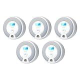 X-Sense Smoke Detector Carbon Monoxide Detector Combo, SC07, 5-Pack