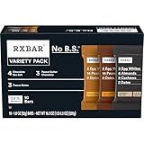 RXBAR Protein Bars, 12g Protein, Gluten Free Snacks, 3-Flavor Variety Pack, 18.3oz Box (10 Bars)