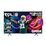 TCL 50 Inch Class QM6K Series | Mini LED QLED 4K HDR | 50QM6K, Latest Model | 120HZ-144HZ High Brightness Smart Google TV Dolby Atmos Onkyo Audio | Voice Remote Alexa Gaming Streaming Television