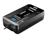 CyberPower EC850LCD Ecologic Battery Backup & Surge Protector UPS System, 850VA/510W, 12 Outlets, ECO Mode, Compact, Uninterruptible Power Supply