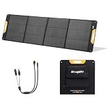 BougeRV 200W Portable Solar Panel, N-Type Foldable Solar Charger Fiberglass