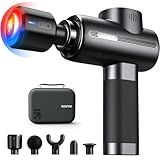 RENPHO Thermacool Massage Gun Deep Tissue with Heat and Cold Head, Handheld Muscle Massager with Carry Case, Percussion Body Muscle Masajeador for Men Women Athletes, Active