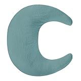SWESEN Nursing Pillow Cover, Soft Removable Cover for Breastfeeding Pillows, Pillow Slipcover for Baby Boys and Girls, Comfortable & Breathable, Blue, Washable (Only Cover)